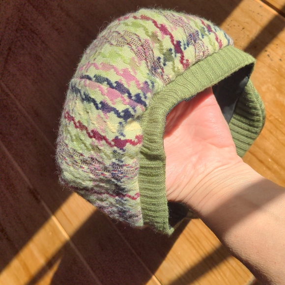 Manhattan Hat Company David & Young Multicolor Chartreuse Cabbie Hat, OS - Picture 8 of 10